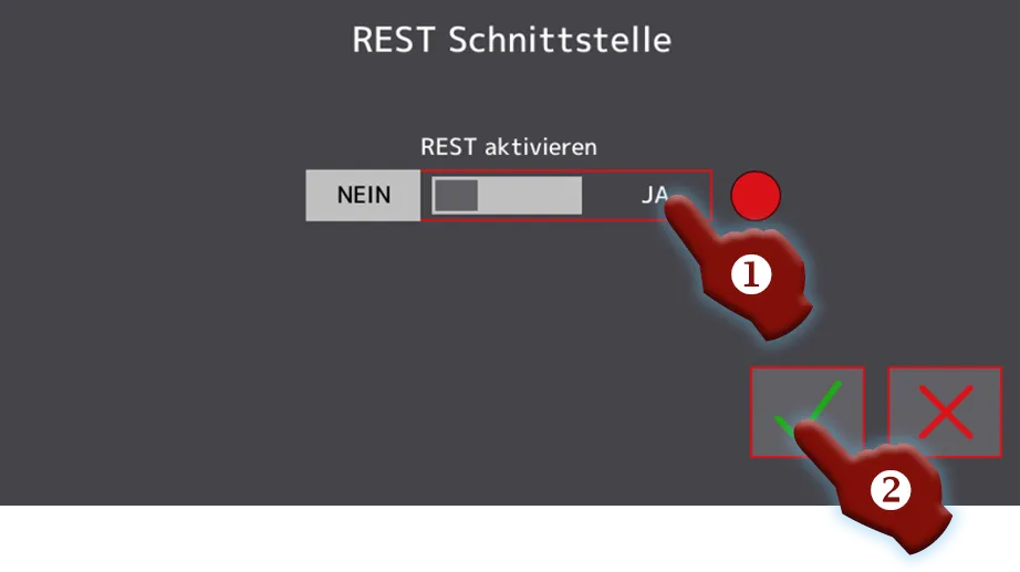 Installation Urban-Cloud, Aktivierung REST-Schnittstelle