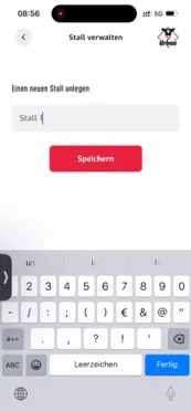 Stall benennen